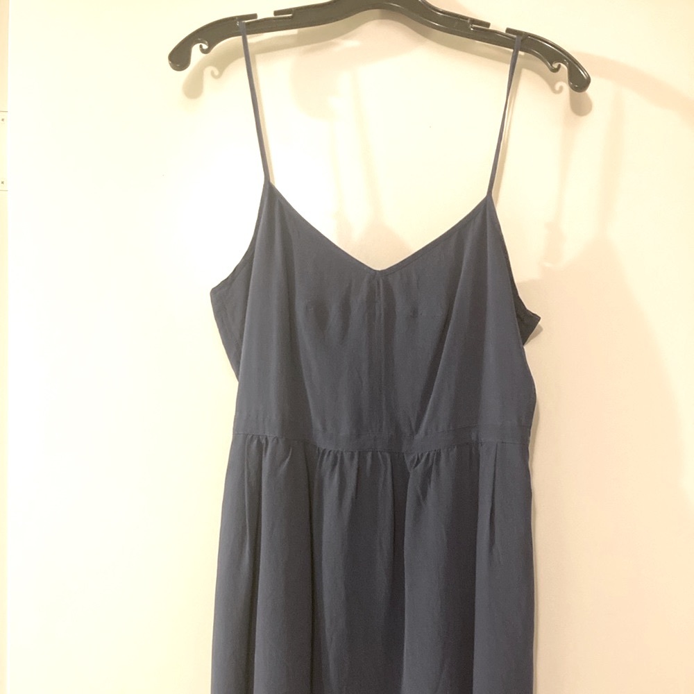 Madewell Navy Silk Dress size 6